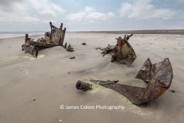 Shipwreck on the Skeleton Coast, Namibia