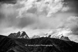 Himalayas as seen from Route S307 near Lhasa, Tibet, China