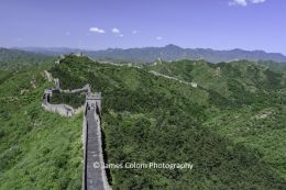 View over The Great Wall of China from Jinshanling, China