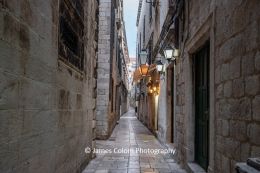 Empty streets in Dubrovnik Old Town during Covid 19, Croatia