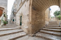 Empty walkways in Matera, Italy during Covid 19