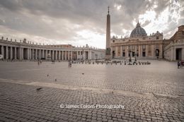 Saint Peter's Square, Vatican City at Sunset