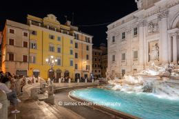 Trevi Fountain with less people than normal, Rome