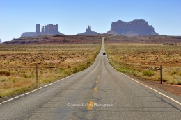 Route 163 to Monument Valley, as seen in Forrest Gump