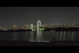 Rainbow Bridge at night, Tokyo