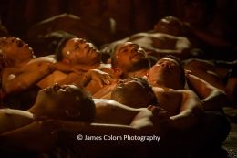 Male Kecak Dance Performers in Ubud, Bali, Indonesia