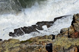 Waves Crashing on Robben Island