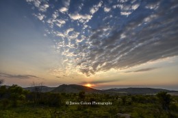 Sunrise at Pilanesberg National Park, South AFrica