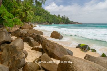 Anse Intendance beach rocks, Mahé, Seychelles