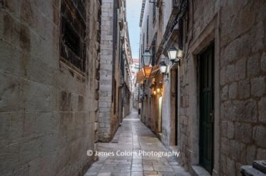 Empty streets during Covid-19 pandemic in Dubrovnik, Croatia