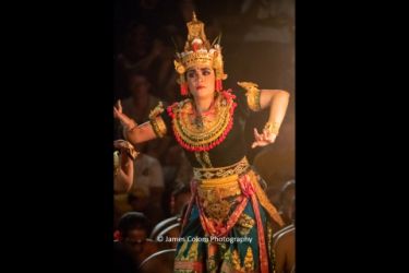 Female Kecak Dancer in Monkey Costume, Ubud, Bali, Indonesia