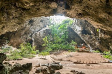 The Temple Pavilion in Phraya Nakorn Cave, Khao Sam Roi Yot National Park, Thailand