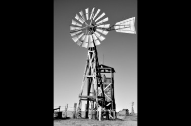 Windmill in 1880 Town, South Dakota