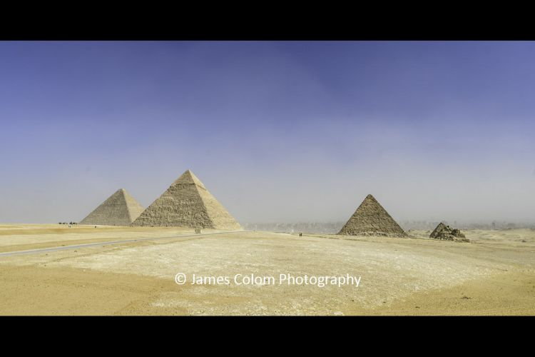Great Pyramid Complex at Giza, Cairo, Egypt