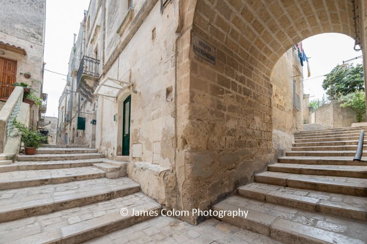 Empty walkways in Matera, Italy during Covid 19