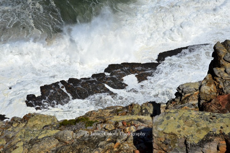 Waves Crashing on Robben Island