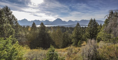 View from the top of Signal Mountain Road, Grand Teton National Park