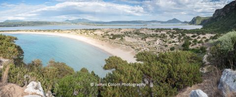Beach at Voidokilia, Peloponnese, Greece