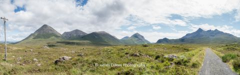 View from A863 on Isle of Skye, Scotland, Europe